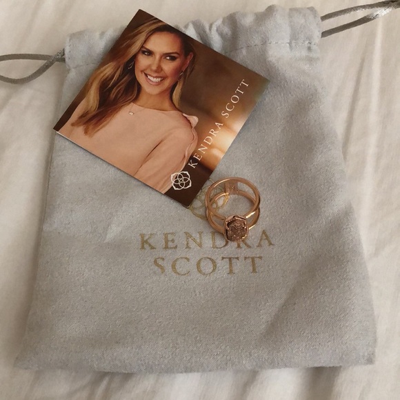 KENDRA SCOTT ELYSE ROSE GOLD RING - Picture 2 of 6